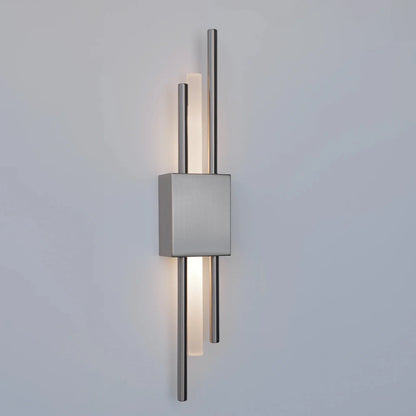 Ambio Battery Wall Sconce Silver • 2 Pack