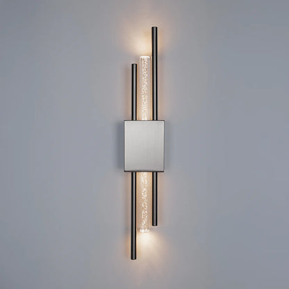 Ambio Battery Wall Sconce Silver • 2 Pack