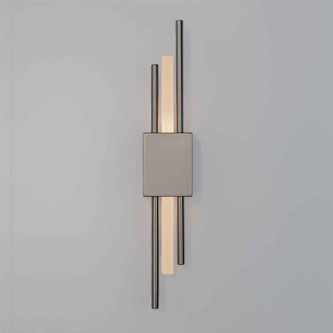 Ambio Battery Wall Sconce Silver • 2 Pack